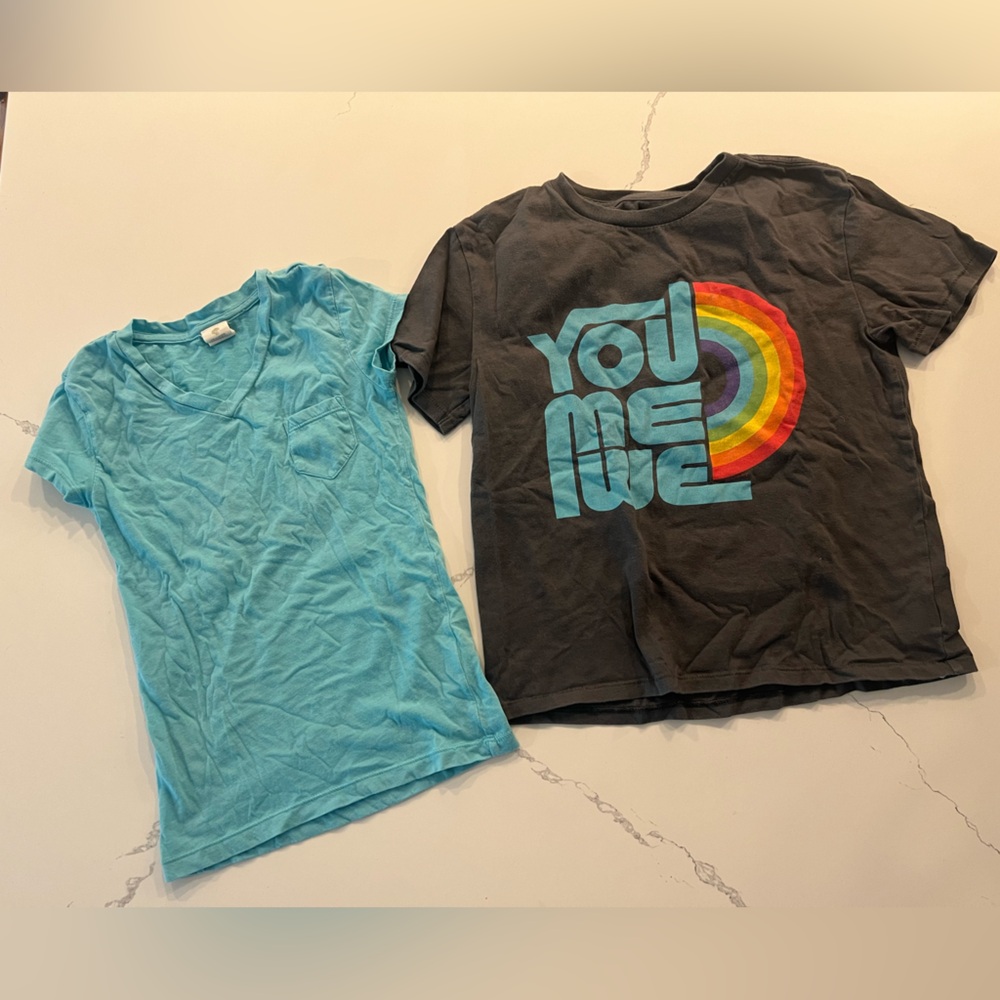 Tucker + Tate Blue and Black Short Sleeve Tees